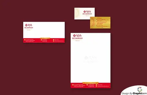 ASS-envelopebcardletterhead-web - Brand Identity Design by Graphicem, Madurai