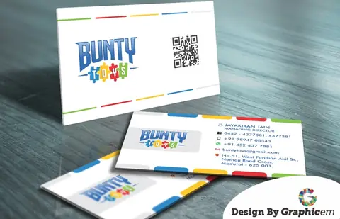 Bunty-Bcard - Brand Identity Design by Graphicem, Madurai