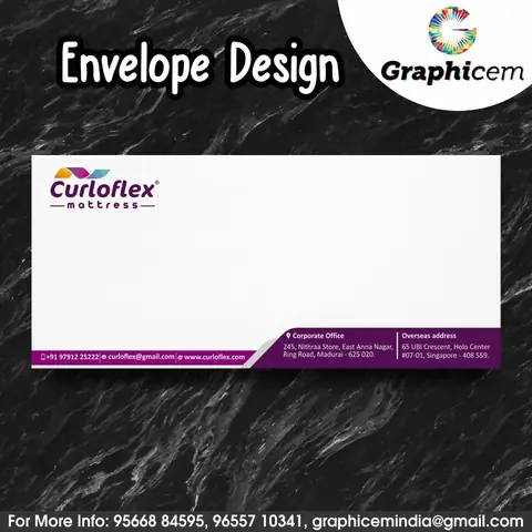 Curloflex Mattress - Brand Identity Design by Graphicem, Madurai