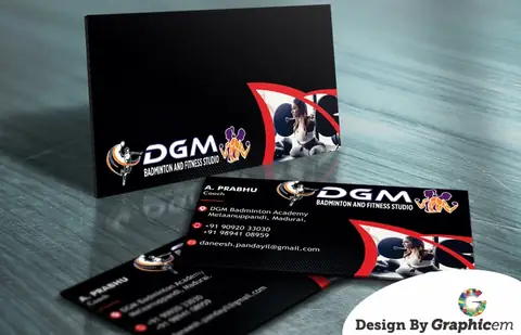 DGM-Bcard - Brand Identity Design by Graphicem, Madurai