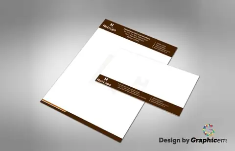 Hotcups - Brand Identity Design by Graphicem, Madurai