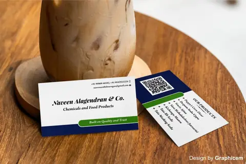 naveen alagendran - Brand Identity Design by Graphicem, Madurai