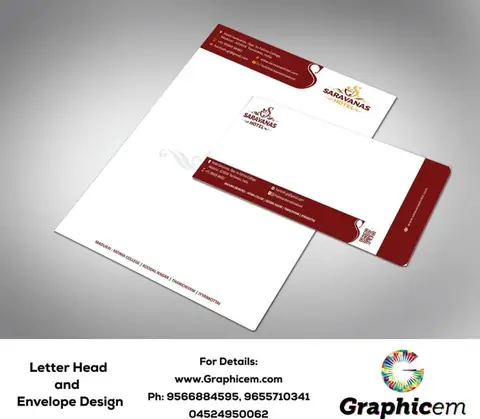 Saravanas Hotel - Brand Identity Design by Graphicem, Madurai