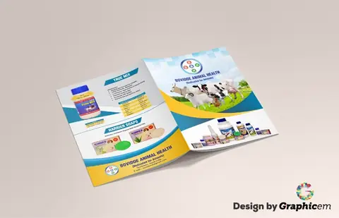 bovido-back-page - Brochure / Catalogue Design by Graphicem, Madurai