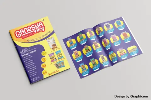 Ganesha Vilas - Brochure / Catalogue Design by Graphicem, Madurai
