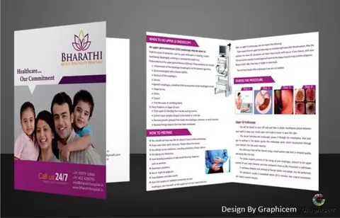 Bharathi Hospital - Brochure / Catalogue Design by Graphicem, Madurai