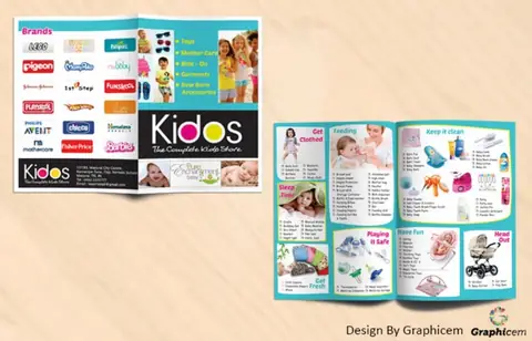 Kidos - Brochure / Catalogue Design by Graphicem, Madurai