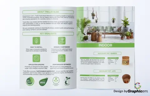 Trellis Bliss - Brochure / Catalogue Design by Graphicem, Madurai