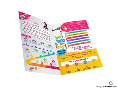 Kiddie Castle - Brochure / Catalogue Design by Graphicem, Madurai