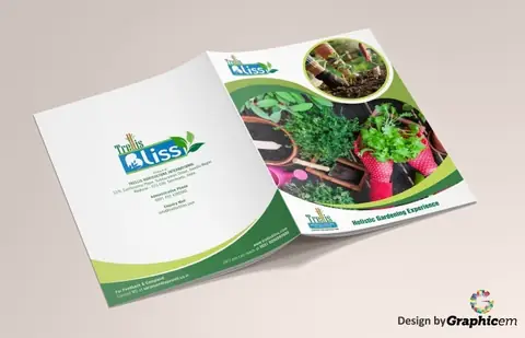 trellis-front-and-back - Brochure / Catalogue Design by Graphicem, Madurai