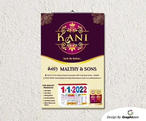 Calendar Design - Calendar Design by Graphicem, Madurai