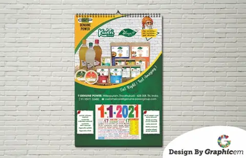 Kaveri - Calendar Design by Graphicem, Madurai
