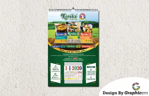 Koreka-Calender-new - Calendar Design by Graphicem, Madurai