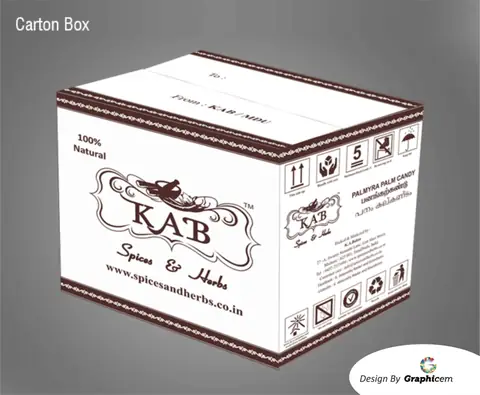 Carton Box Design - Carton Box Design by Graphicem, Madurai