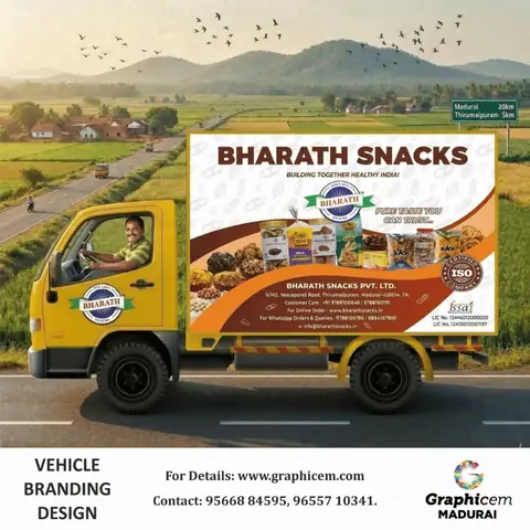 Bharath Snacks1 - Events & Outdoor Activities Design by Graphicem, Madurai