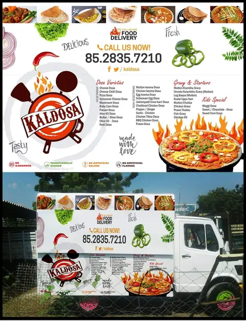 Kaldosa vehicle branding - Events & Outdoor Activities Design by Graphicem, Madurai