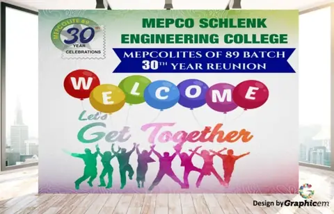 Mepco College - Events & Outdoor Activities Design by Graphicem, Madurai