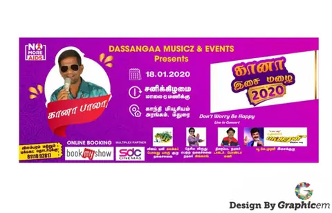 Dassangaa Musicz - Events & Outdoor Activities Design by Graphicem, Madurai