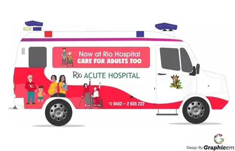 Rio Acute Hospital 3 - Events & Outdoor Activities Design by Graphicem, Madurai