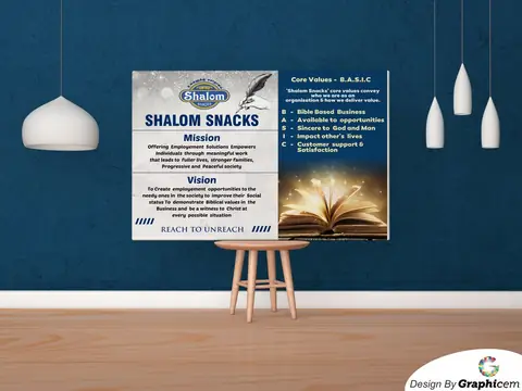 Shalom Snacks - Events & Outdoor Activities Design by Graphicem, Madurai