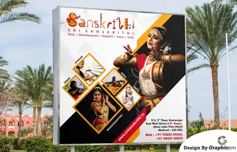 Sanskriti-Banner - Events & Outdoor Activities Design by Graphicem, Madurai