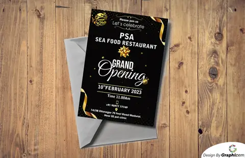 Ocean-to-plate-invitation-web - Invitation Design by Graphicem, Madurai