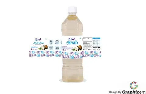 Agham Oil - Label Design by Graphicem, Madurai