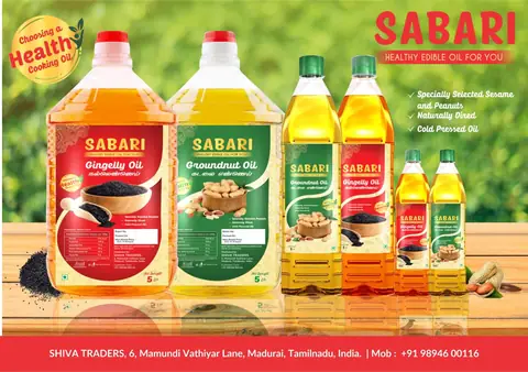 Sabari Oil - Label Design by Graphicem, Madurai