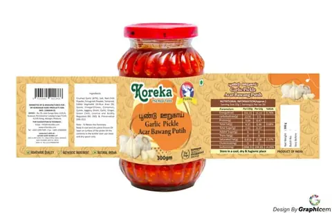 Koreka - Label Design by Graphicem, Madurai