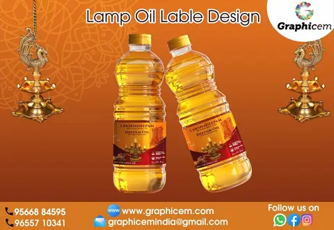 Lakshadeepam - Label Design by Graphicem, Madurai