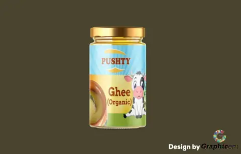 Pushty - Label Design by Graphicem, Madurai