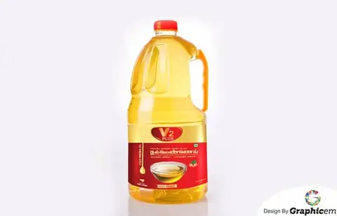 V2 Plus - Label Design by Graphicem, Madurai