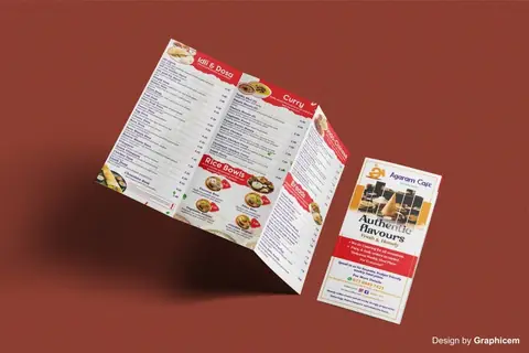 agaram - Menu Card Design by Graphicem, Madurai