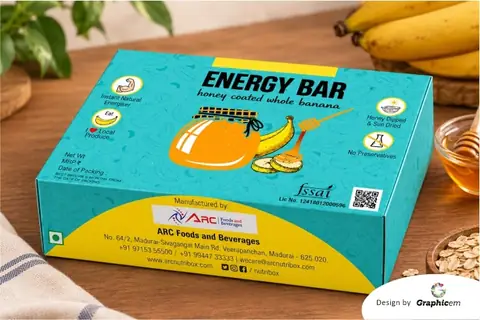 Energy Bar - Packaging Design by Graphicem, Madurai