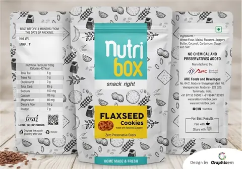 Nutri Box - Packaging Design by Graphicem, Madurai