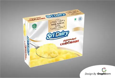 Sri Dairy - Packaging Design by Graphicem, Madurai