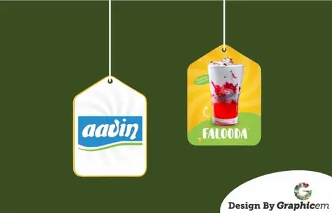 aawin-dangler-1 - Shop Branding / Name Board Design by Graphicem, Madurai
