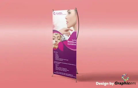 Amra - Shop Branding / Name Board Design by Graphicem, Madurai