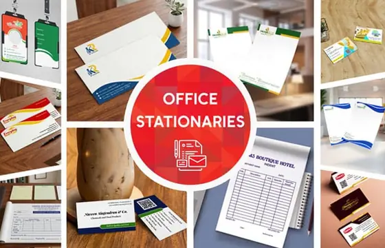 Office Stationeries Design for Business Branding