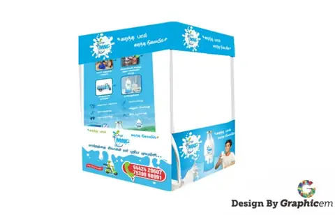 MNG - Stall for Exhibition Design by Graphicem, Madurai