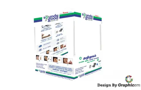Sounds good - Stall for Exhibition Design by Graphicem, Madurai