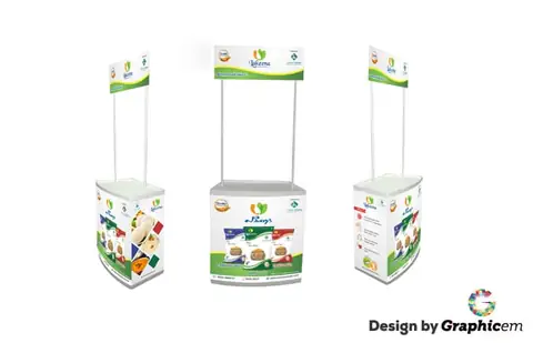 Lakeena - Stall for Exhibition Design by Graphicem, Madurai